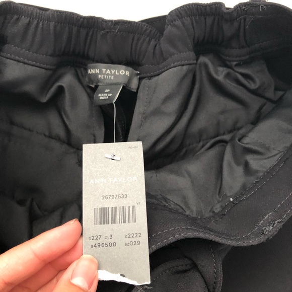 Ann Taylor Belted Straight Leg Pant - Picture 4 of 10